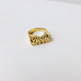 3D NAME RING - KING ME Custom Jewelry by PG