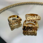 3D NAME RING - KING ME Custom Jewelry by PG