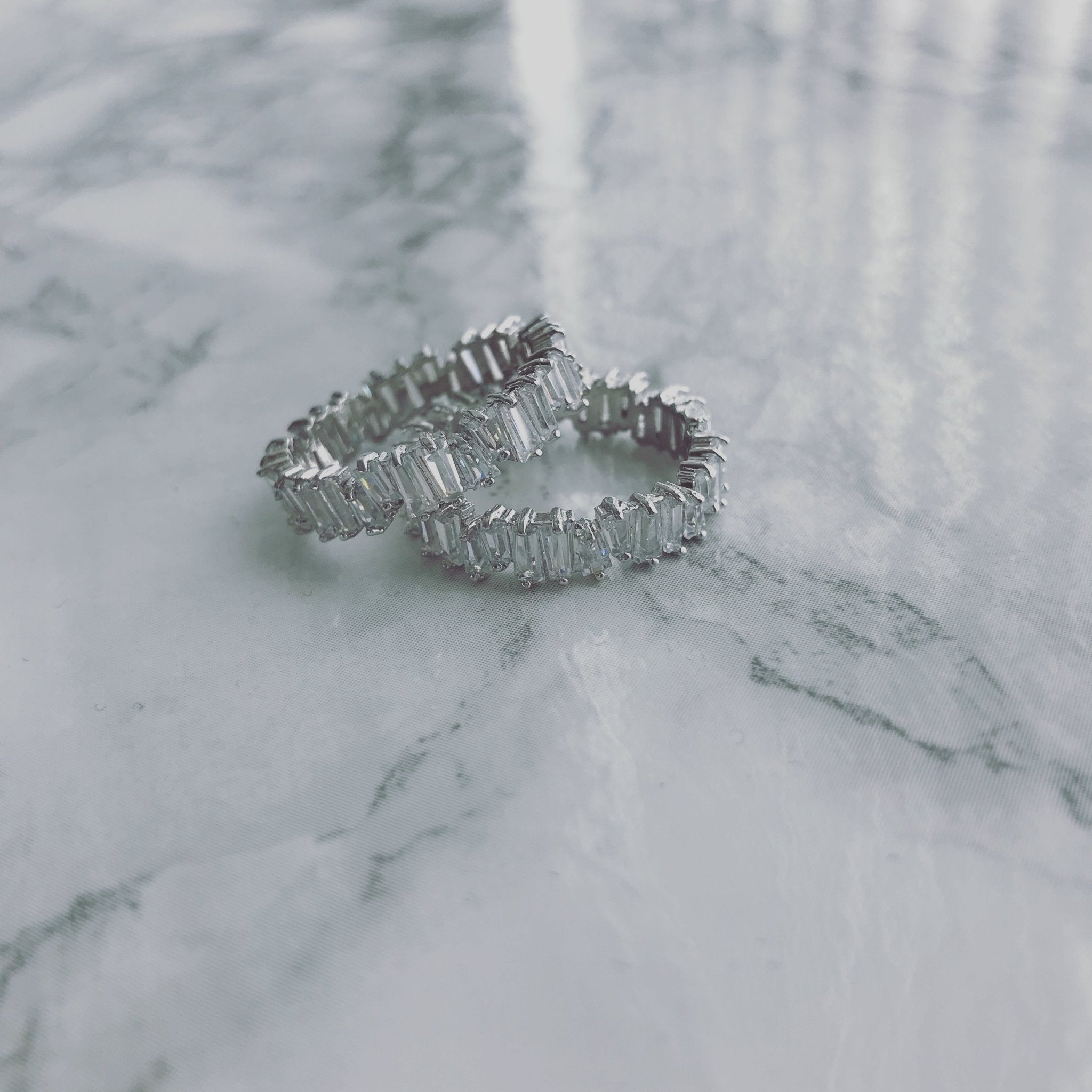 BAGUETTE ETERNITY BANDS [SET] - KING ME Custom Jewelry by PG