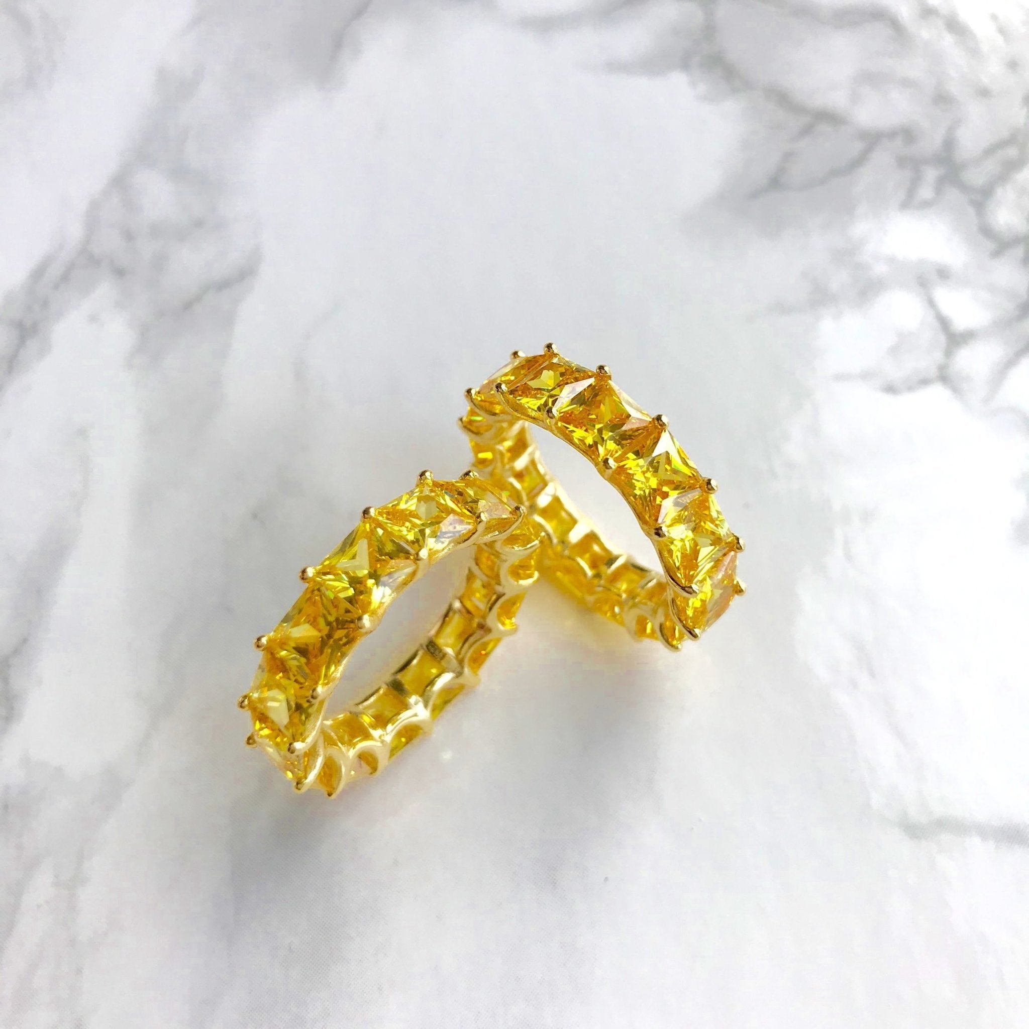 CANARY BANDS SET - KING ME Custom Jewelry by PG