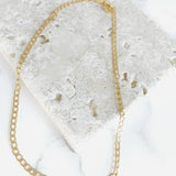 FLAT CURB CHAIN [GOLD FILLED] - KING ME Custom Jewelry by PG