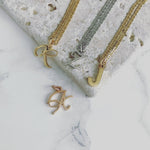 INITIAL CHOKER [Gold Filled Chain] - KING ME Custom Jewelry by PG