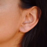 LOLA BAR STUD EARRINGS - KING ME Custom Jewelry by PG