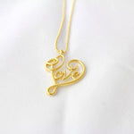 LOVE X INFINITY NECKLACE - KING ME Custom Jewelry by PG
