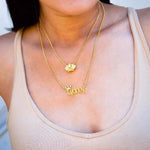 NAMEPLATE NECKLACE - KING ME Custom Jewelry by PG