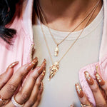 PRAYER HANDS NECKLACE - KING ME Custom Jewelry by PG