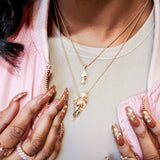 PRAYER HANDS NECKLACE - KING ME Custom Jewelry by PG