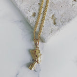 QUEEN NEFERTITI NECKLACE - KING ME Custom Jewelry by PG